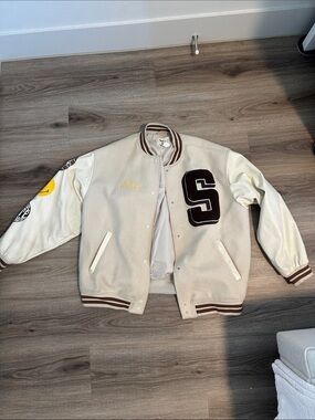Discontinued Smiley x H&M Letterman Jacket